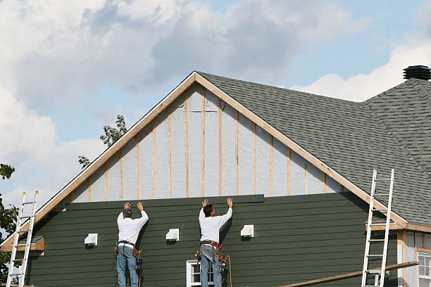 Professional Emergency Siding Repair technician working in Stanfield, NC